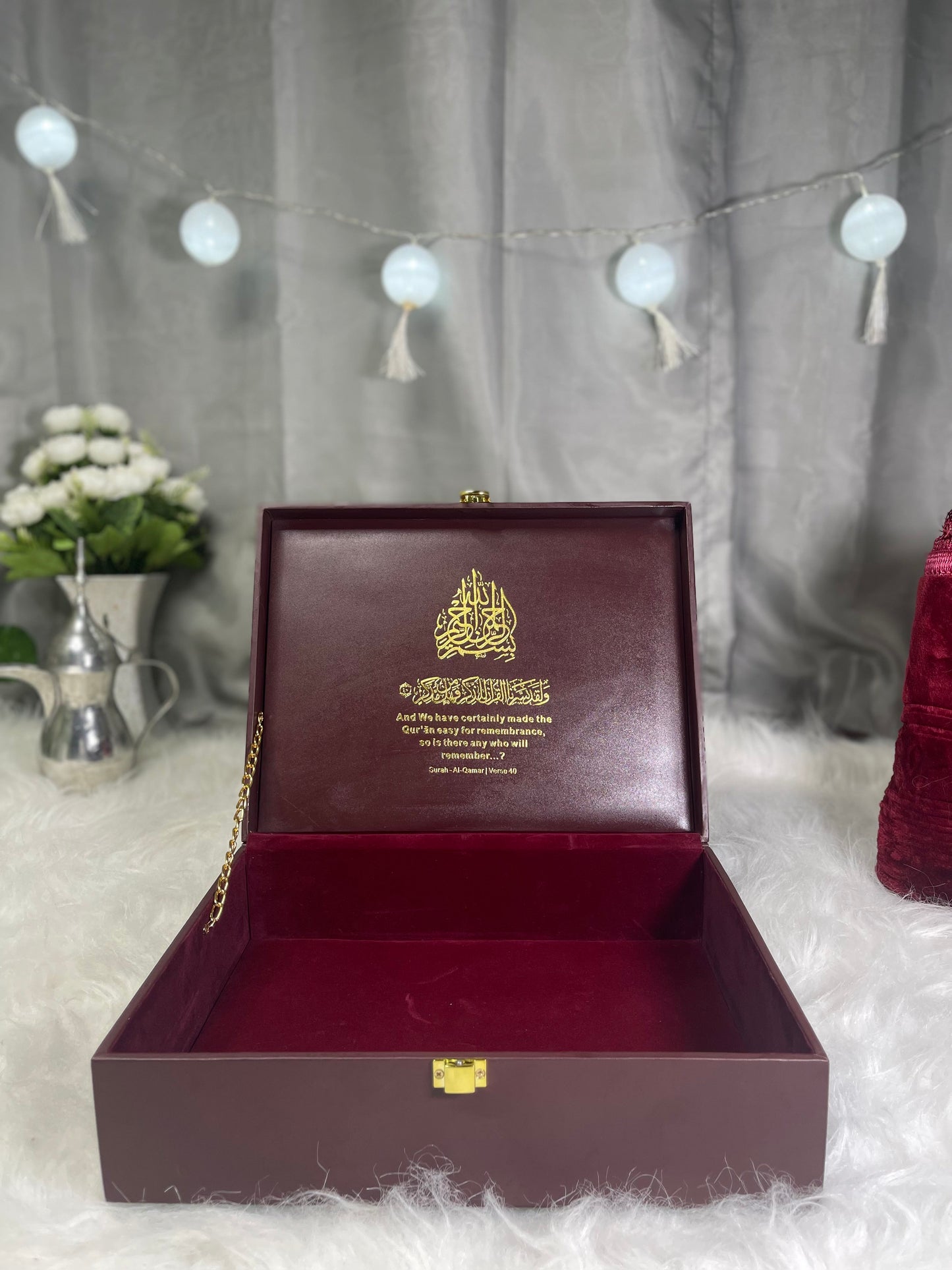 GENUINE NATURAL PURE LEATHER QURAN BOX